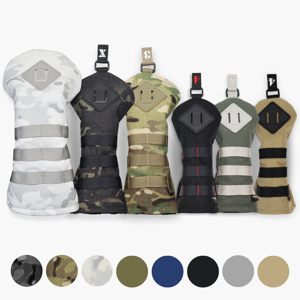 MILITARY PATCH HEADCOVER(CORDURA)