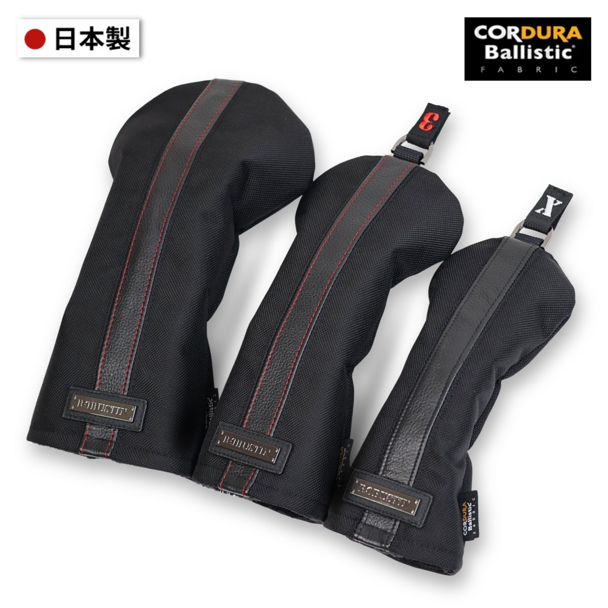 ROBUSTIN コーデュラ バリスティックナイロン 本革 ゴルフ ROBUSTIN コーデュラ バリスティックナイロン 本革 ゴルフ