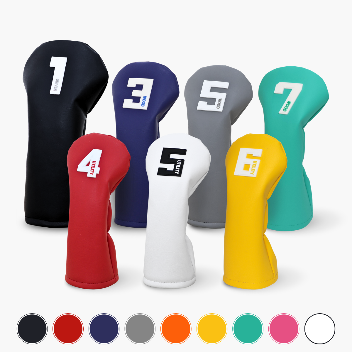 SOLID NUMBER HEADCOVER